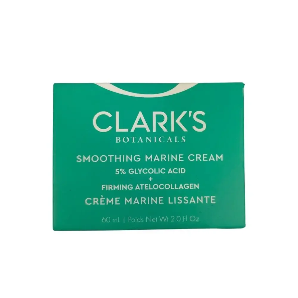 Clark's Botanicals Smoothing Marine Cream With Glycolic Acid And Firming Ateloco